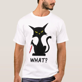 Camiseta Gato gracioso qué