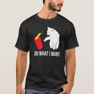 Camiseta Gato gracioso que hago lo que quiero