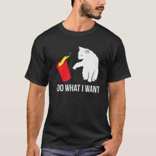 Camiseta Gato gracioso que hago lo que quiero