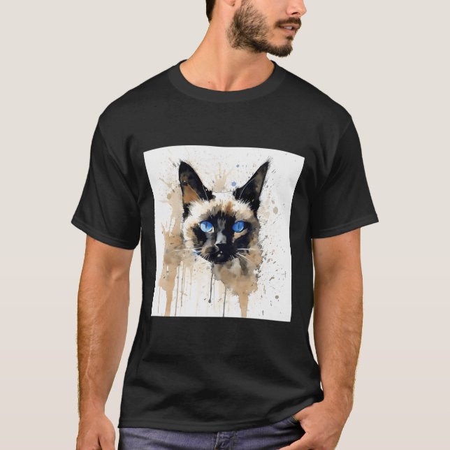 Camiseta Gato Graffiti Punky Angustiado Xvi (Anverso)