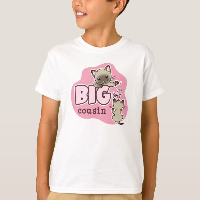 Camiseta Gato grande del gatito del primo (Anverso)