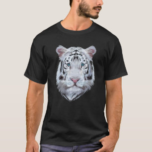 Camiseta Gato grande del tigre blanco
