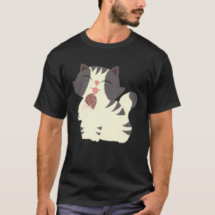 Camiseta Gato Grande Lindo Helado Gato Feliz Para Novia