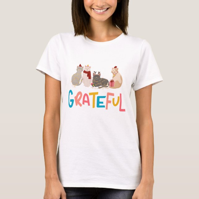 Camiseta Gato grato (Anverso)