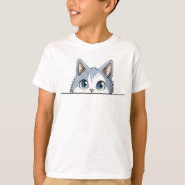 Camiseta Gato gris de peedura
