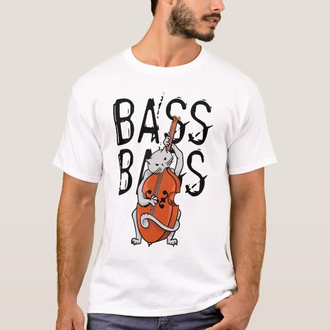 Camiseta Gato gris jugando a doble trasero o trasero (Anverso)