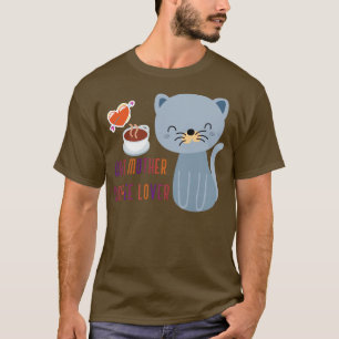 Camiseta Gato Gris Madre Café Gato Gato Lover Café Madre Am