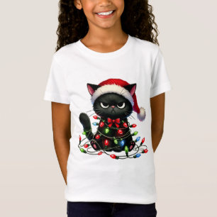 Camiseta Gato Gruñón de Navidad