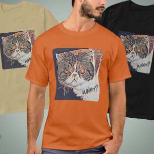 Camiseta Gato gruñón divertido