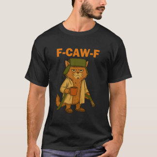 Camiseta Gato gruñón divertido F-CAW-F