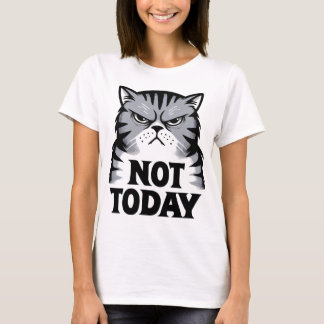Camiseta Gato Gruñón No Hoy