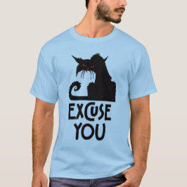 Camiseta Gato gruñón te disculpa
