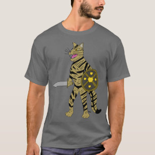 Camiseta Gato guerrero
