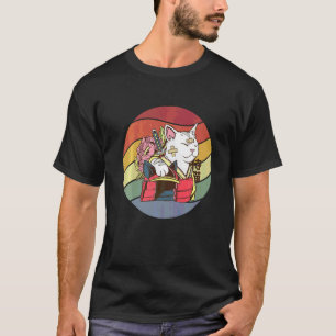 Camiseta Gato Guerrero Samurái