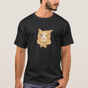 Camiseta Gato guiñando Gato guiña Amor de mascota