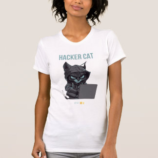 Camiseta Gato Hacker