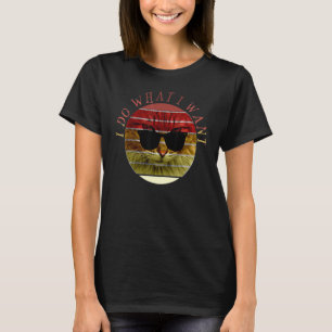 Camiseta Gato Hago Lo Que Quiero Con Mi Gato 2