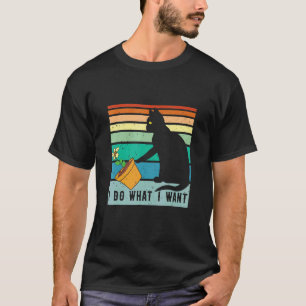 Camiseta Gato Hago lo que Quiero Gatos Mamá Gato Papá Gato