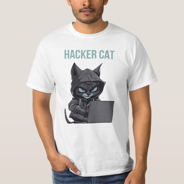 Camiseta Gato Haker (Anverso)
