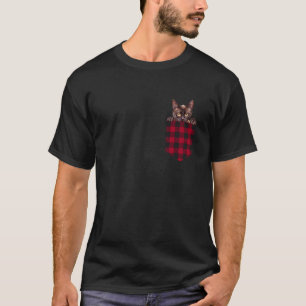 Camiseta Gato Havana Brown En Bolsillo Atisbando Amante Gat