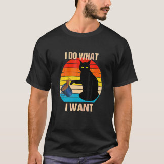 Camiseta Gato Haz Lo Que Quiero Gato  Maullido Gatito Rebel