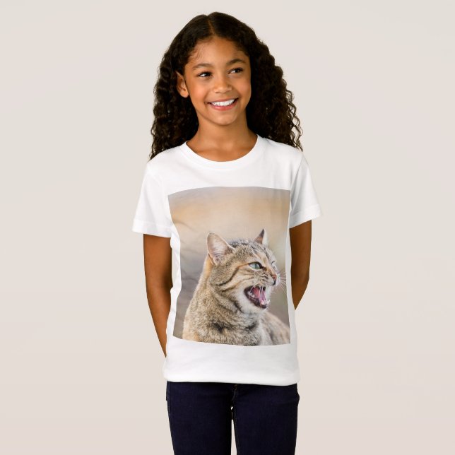 Camiseta Gato hermoso (Anverso completo)