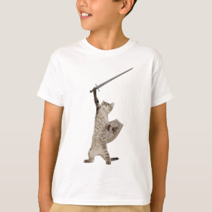 Camiseta Gato Heroico Guerrero Knight