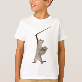Camiseta Gato Heroico Guerrero Knight