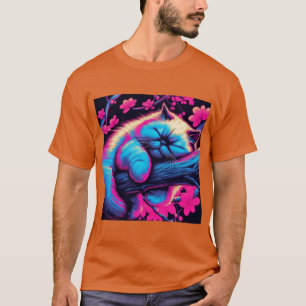 Camiseta Gato himalayo lindo durmiendo amigos