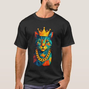 Camiseta Gato Hip Hop Corona Rap Graffiti Bajo Polígono Mas