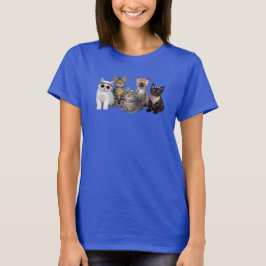 Camiseta Gato Hippie Adorable 