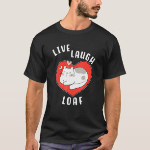 Camiseta Gato holgazaneando para mamá gata Viva Ríe Holgazá