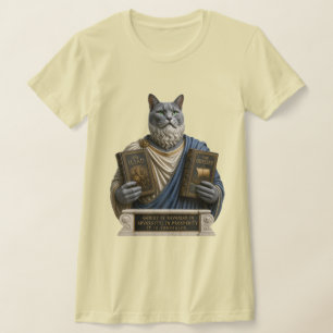 Camiseta Gato homer azul ruso