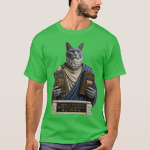 Camiseta Gato homero azul ruso