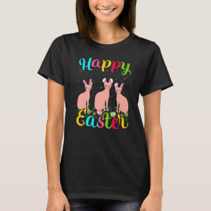 Camiseta Gato Huevo de Pascua divertido Conejo Gato Sphynx
