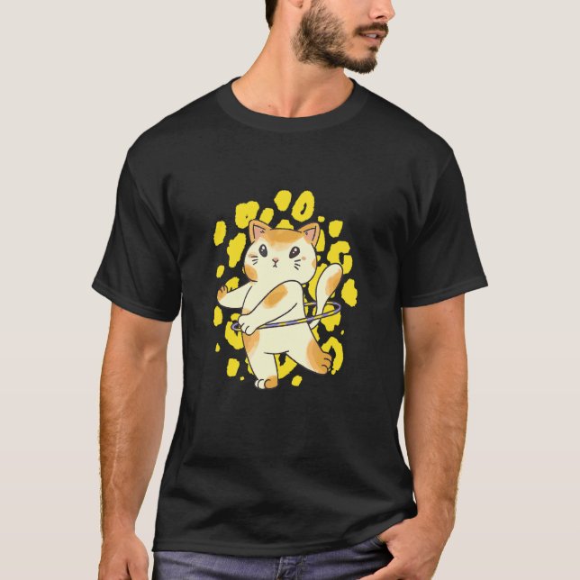 Camiseta Gato Hula (Anverso)
