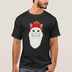 Camiseta Gato I bombero gato I bombero gato angora turco
