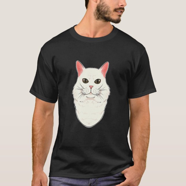 Camiseta Gato I Gato Cara de gato I Angora Turca Gato (Anverso)