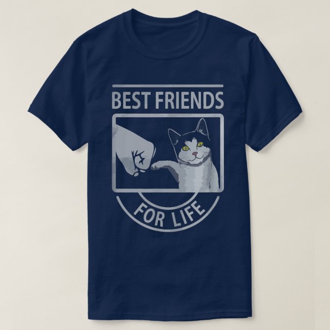 Camiseta Gato    impactante de BFF  (Diseño del anverso)