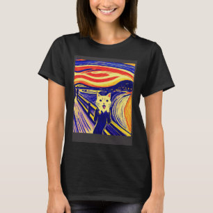 Camiseta Gato impresionista grita gatos impresionistas gato