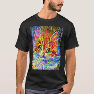 Camiseta GATO IMPRESIONISTA Kitten Kitty Soy Una Madre Gato