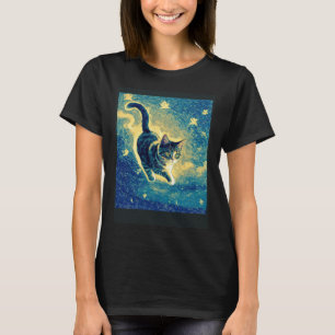 Camiseta Gato Impresionista Surrealista Impresionismo Gatos