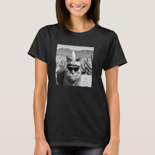 Camiseta Gato indio americano nativo y gente indígena T