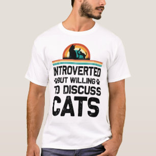 Camiseta Gato introvertido