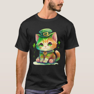 Camiseta Gato Irlandés Día de San Patricio
