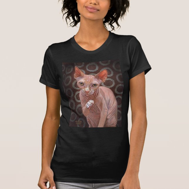 Camiseta Gato Jack de la esfinge de Sphynx (Anverso)