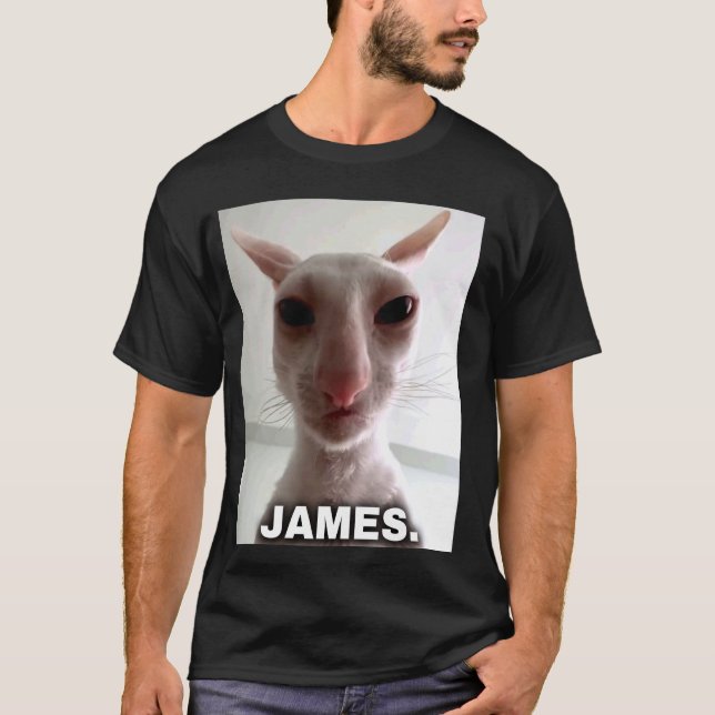 Camiseta Gato James (Anverso)