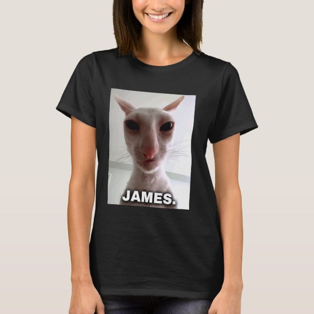 Camiseta Gato James (Anverso)