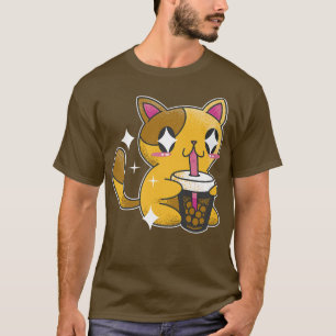 Camiseta Gato Japón dulce Otaku Harajuku Premium