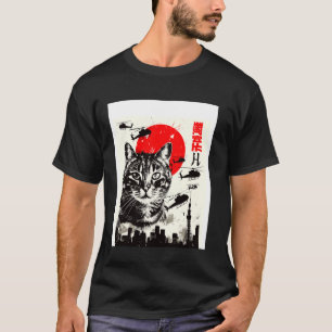 Camiseta Gato Japonés Catzilla 1